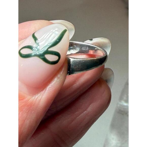 925 Sterling Silver Owl Ring: Size 6 • Symbolic Statement Jewelry - Picture 5 of 9